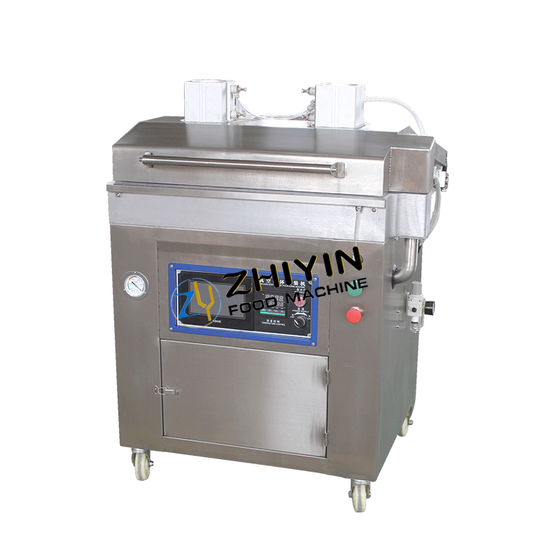 Meat and seafood automatic filling vacuum packaging machine beef and pork chop coating vacuum preservation machine